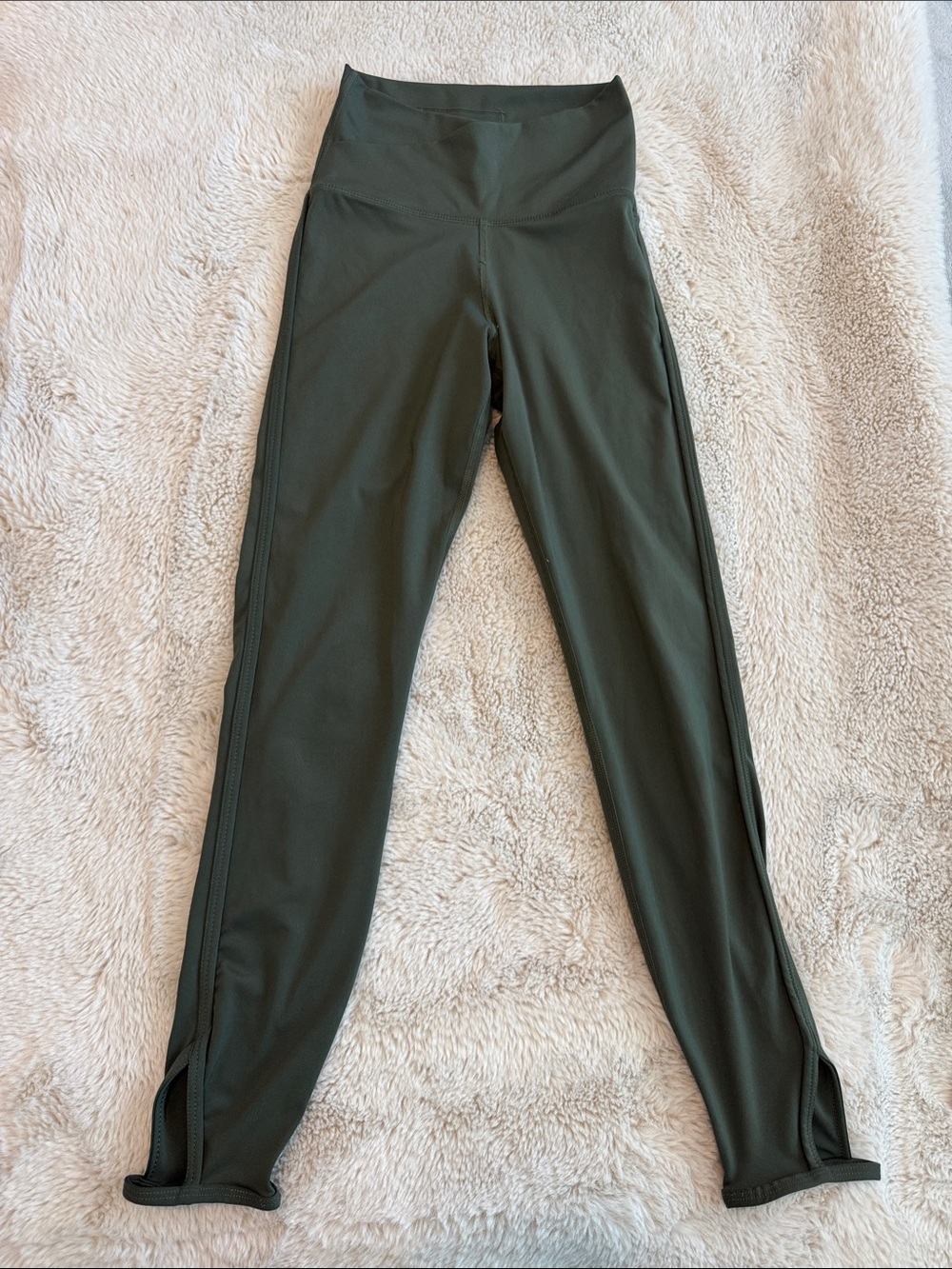 Nike Olive Green High-Waist Leggings